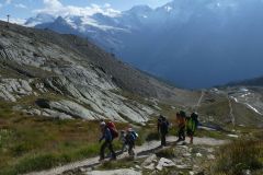 Aufstieg zur Weissmieshütte